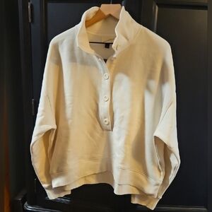 Universal Thread Off-White Button-Up Top